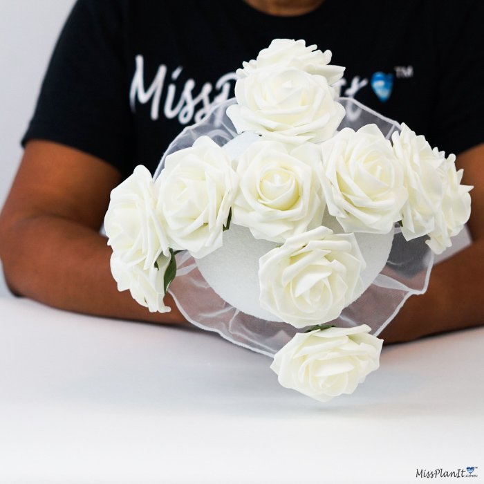 Wedding Bouquet With Artificial Flowers