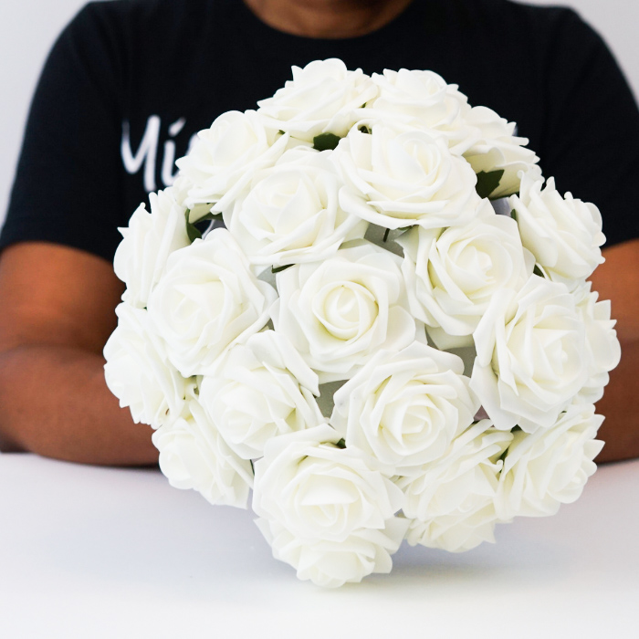 Wedding Bouquet With Artificial Flowers