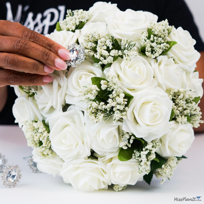 Wedding Bouquet With Artificial Flowers