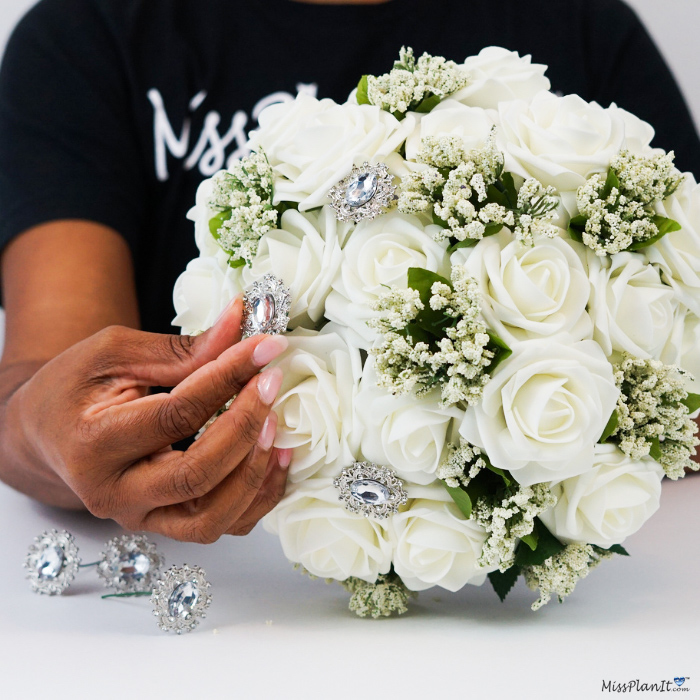 Wedding Bouquet With Artificial Flowers