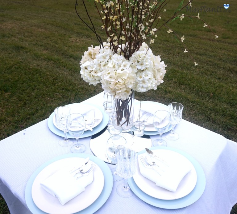 How To: DIY Budget Friendly Blooming Branches Wedding Centerpiece