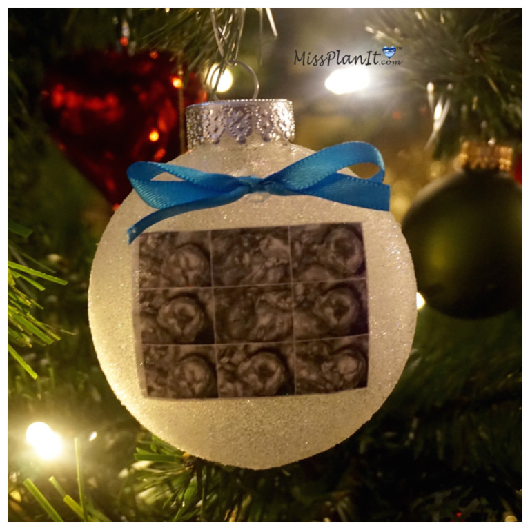 DIY: Baby Announcement Christmas Ornament!