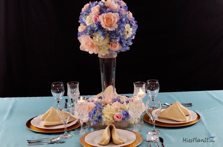 DIY: Tutorial Sparkle and Shine Pedestal Centerpiece