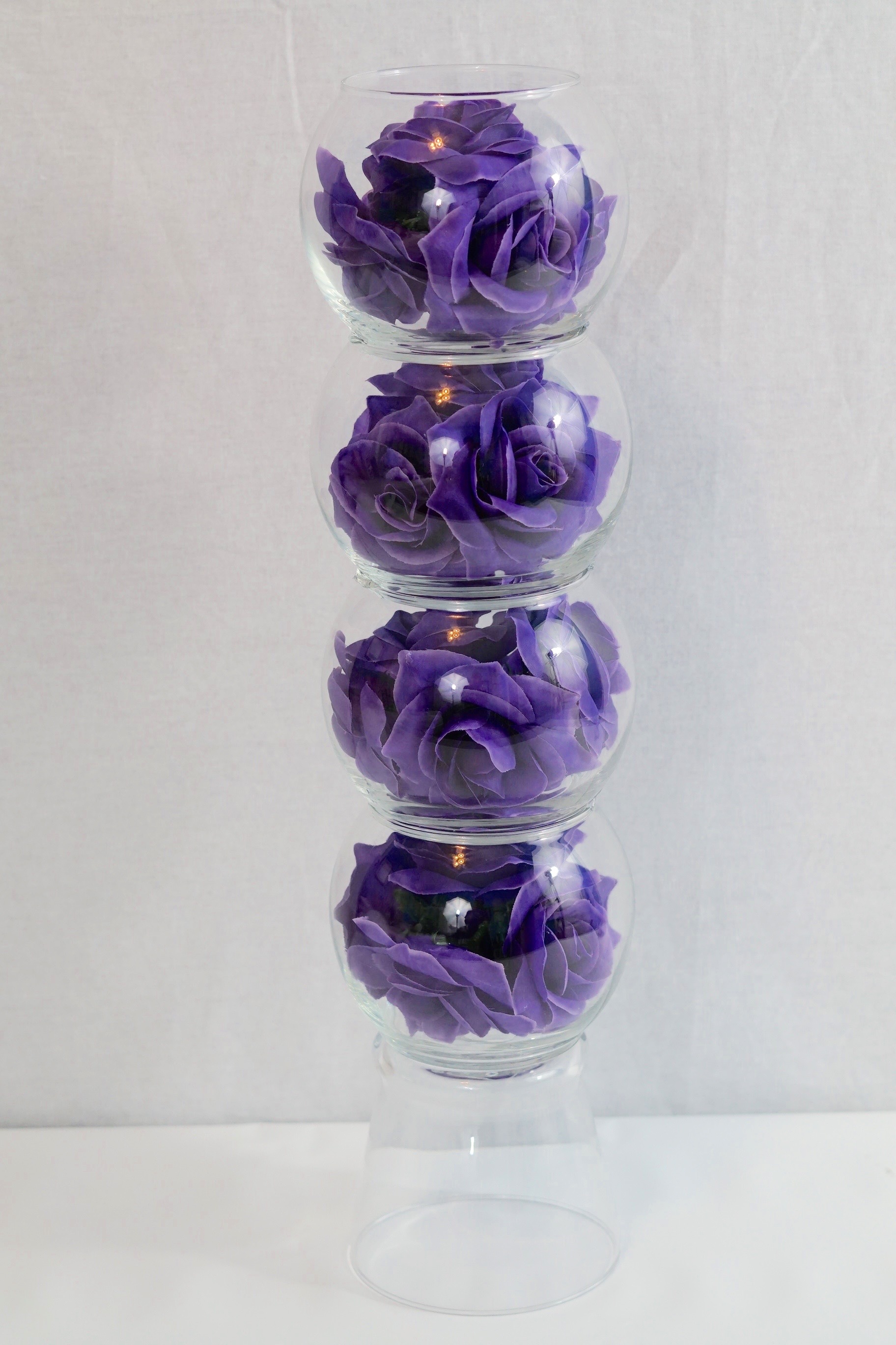 Purple Wedding Centerpiece