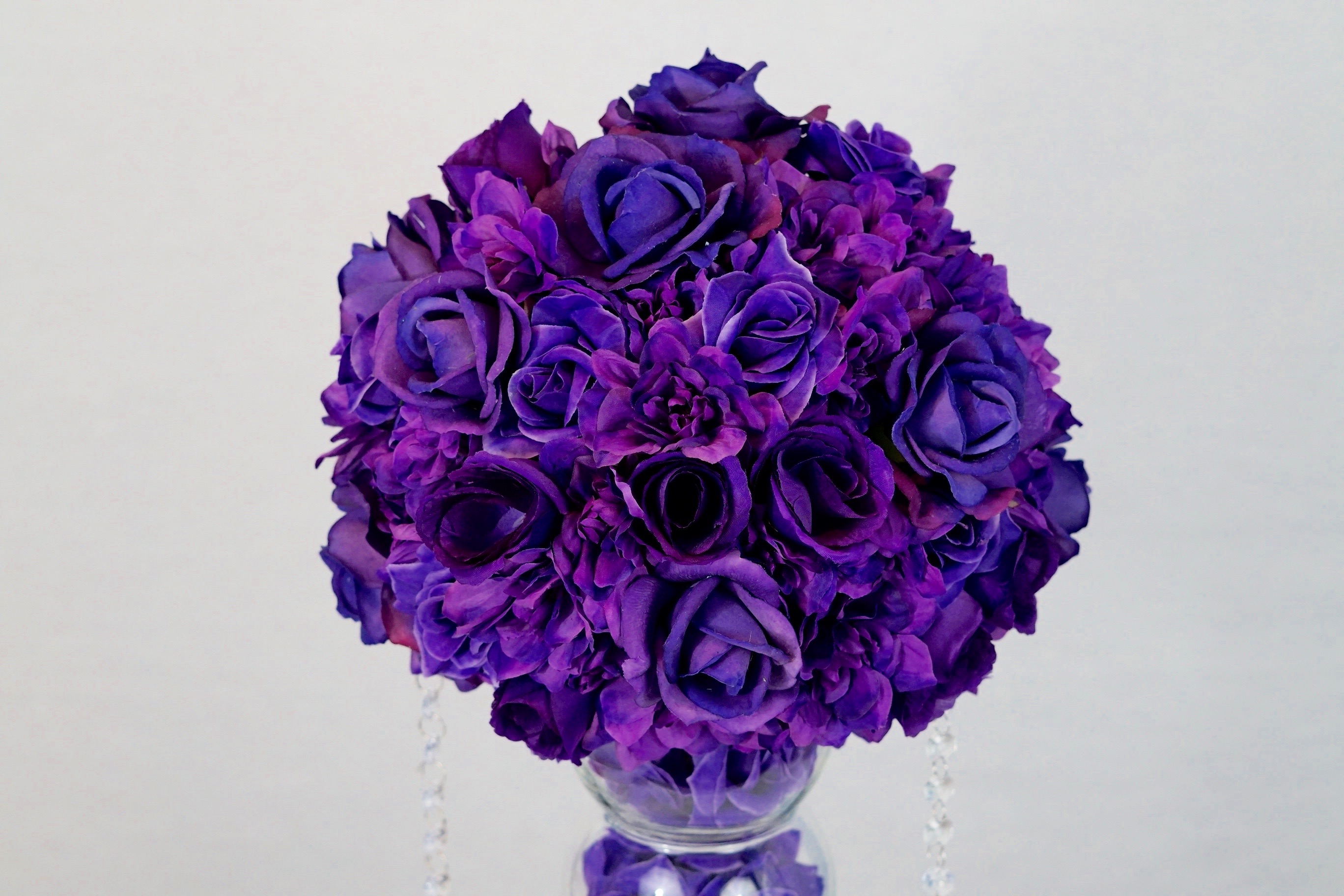 Purple Wedding Centerpiece