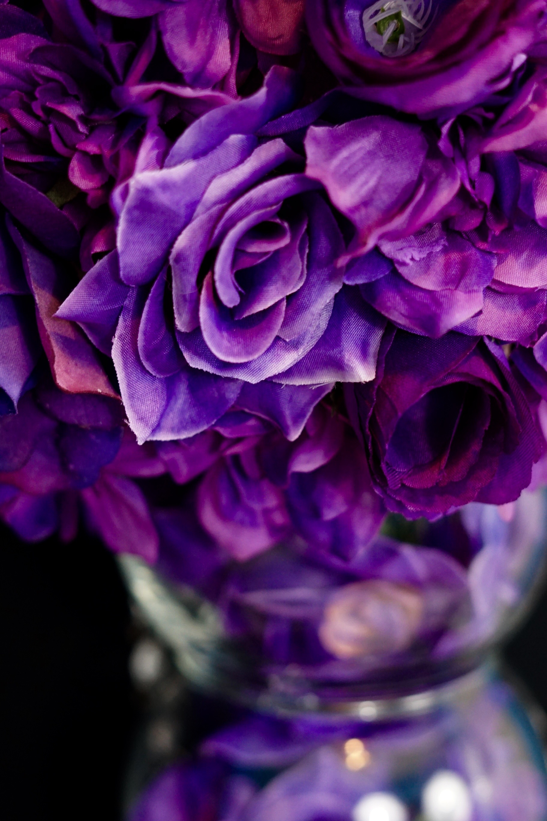 Purple Wedding Centerpiece