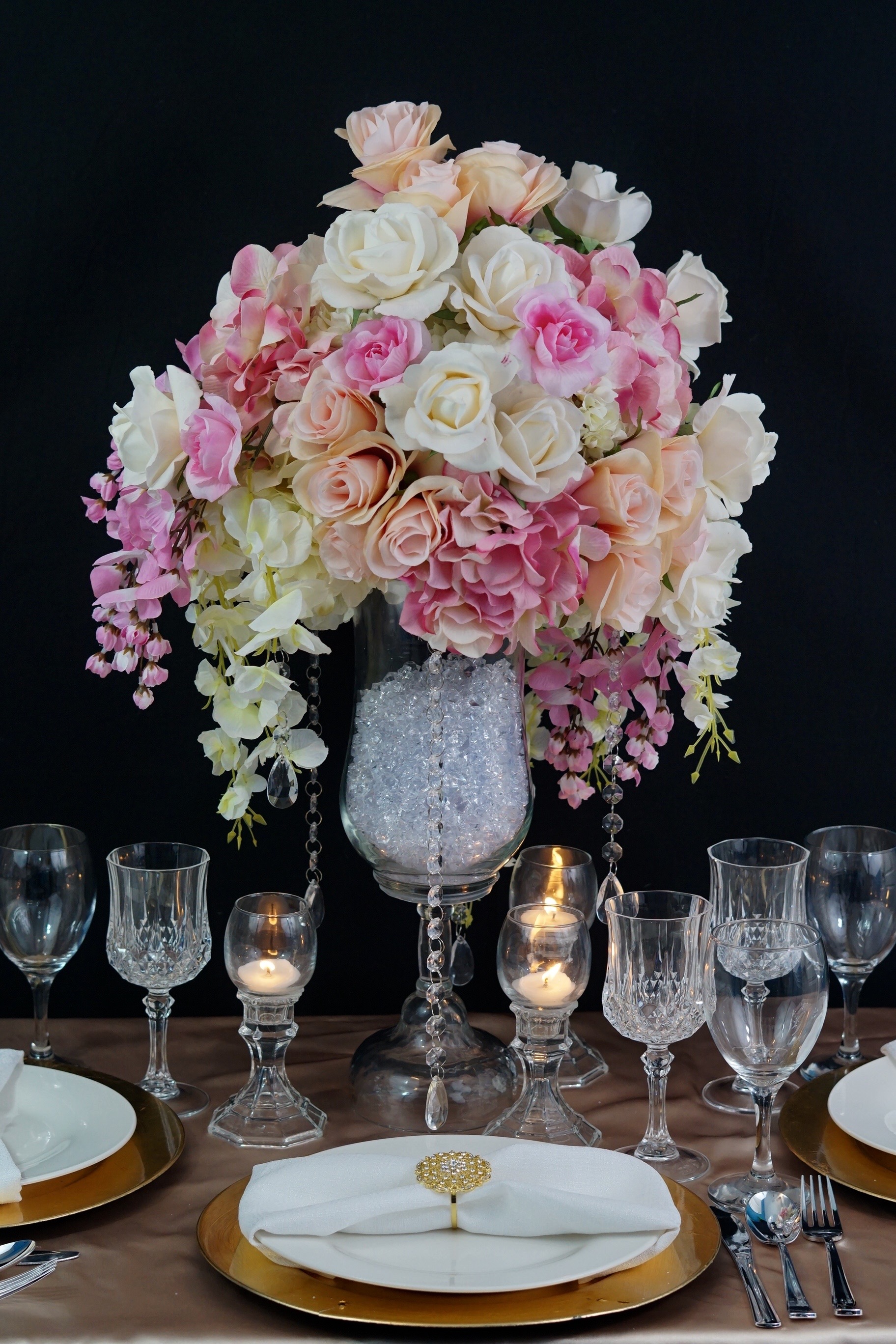 Glam Wedding Centerpiece