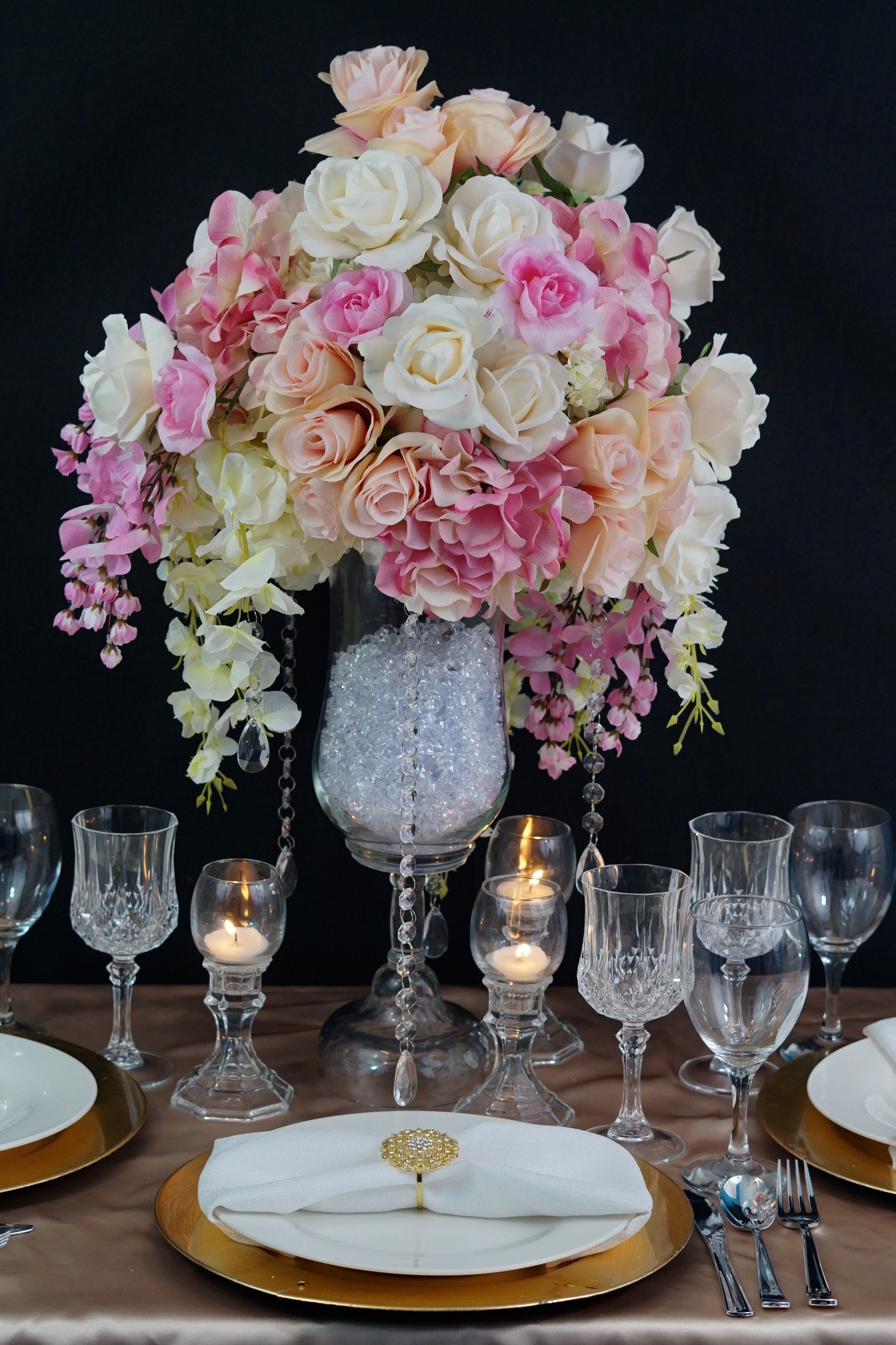 Glam Wedding Centerpiece