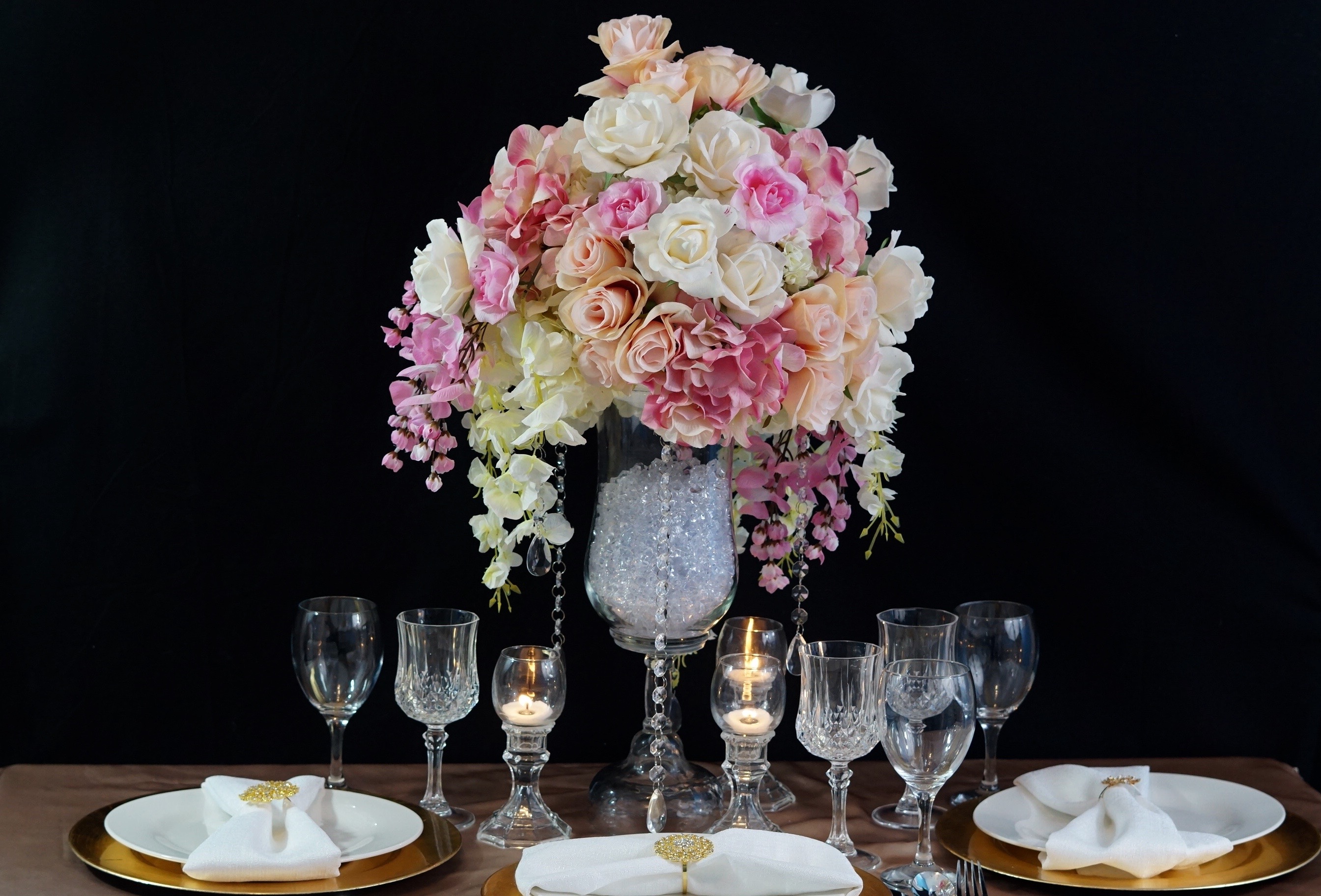 Glam Wedding Centerpiece