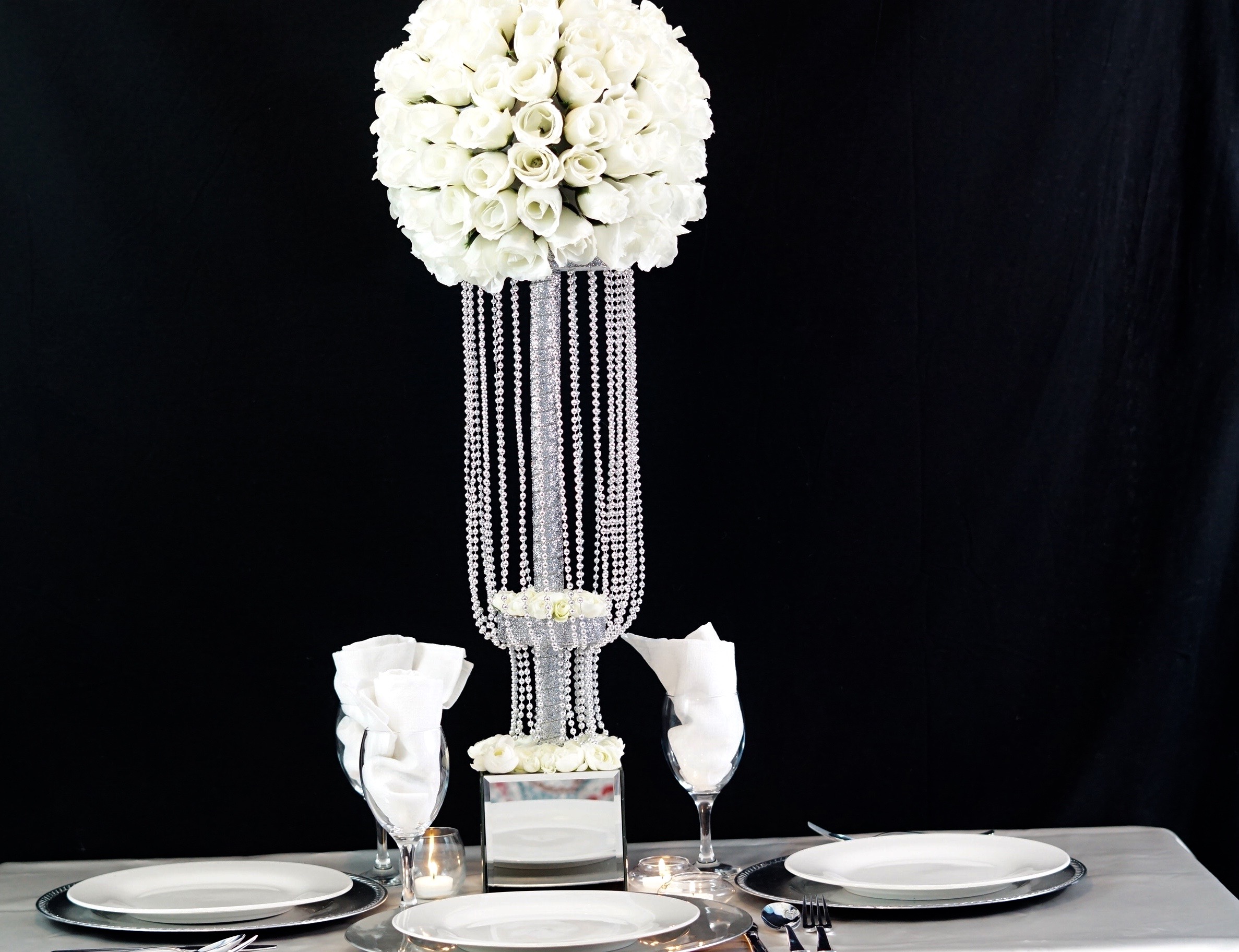 Tall Waterfall Centerpiece 1