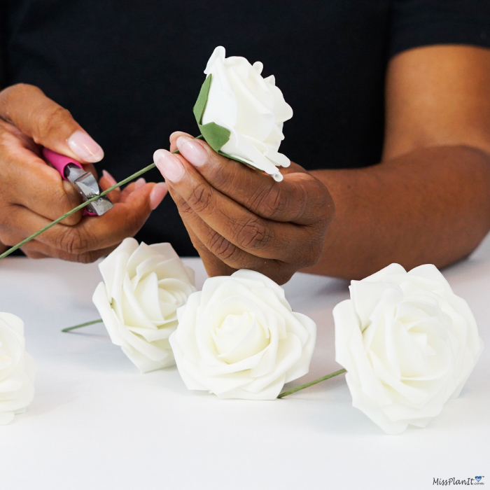 Wedding Bouquet With Artificial Flowers