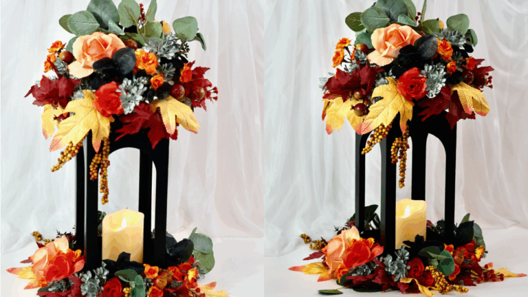 Tall Fall Lantern Wedding Centerpiece!