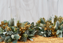 Quick and Easy Holiday Centerpiece!