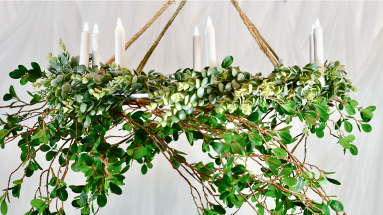 DIY Romantic Candle Chandelier In 4 Easy Steps! 