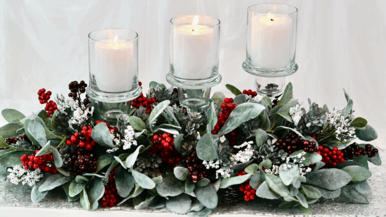 Christmas in July! Easy Holiday Wedding Centerpiece!