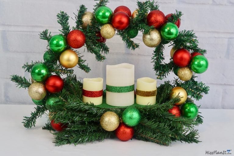 Christmas Wreath Centerpiece 11