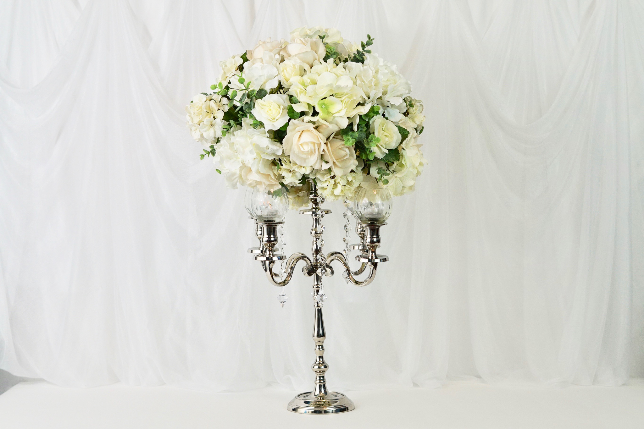 DIY Tall Princess Candelabra Wedding Centerpiece 
