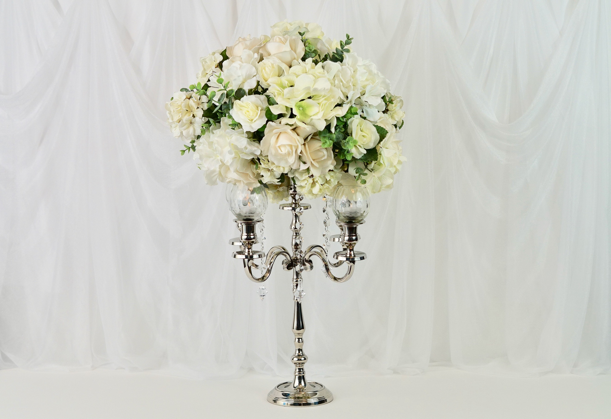 DIY Tall Princess Candelabra Wedding Centerpiece 