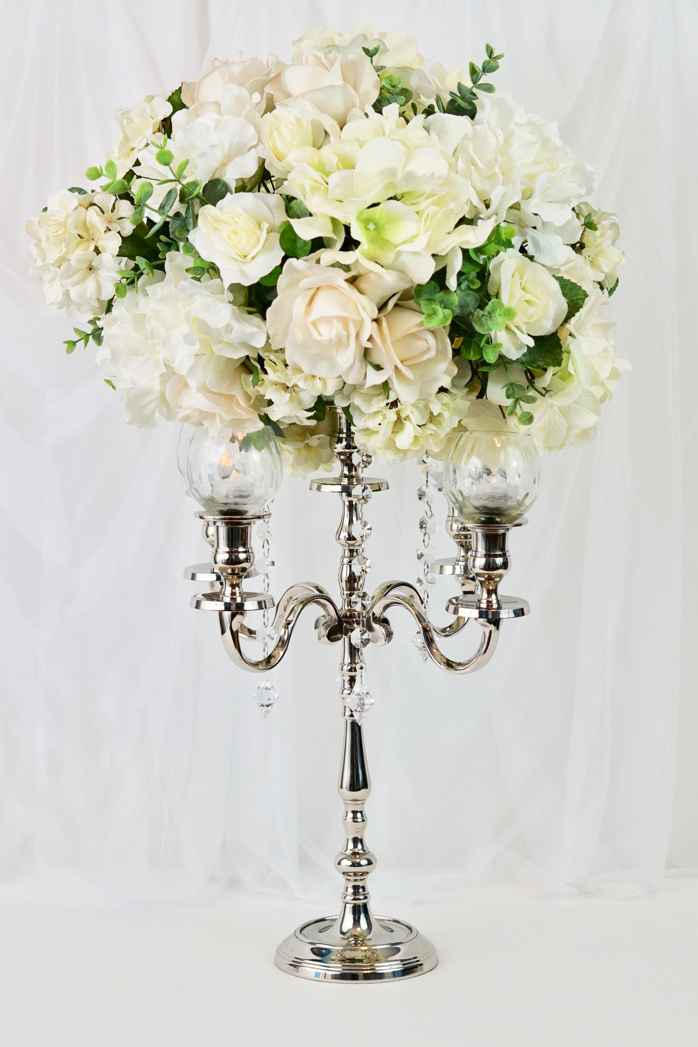 DIY Tall Princess Candelabra Wedding Centerpiece 