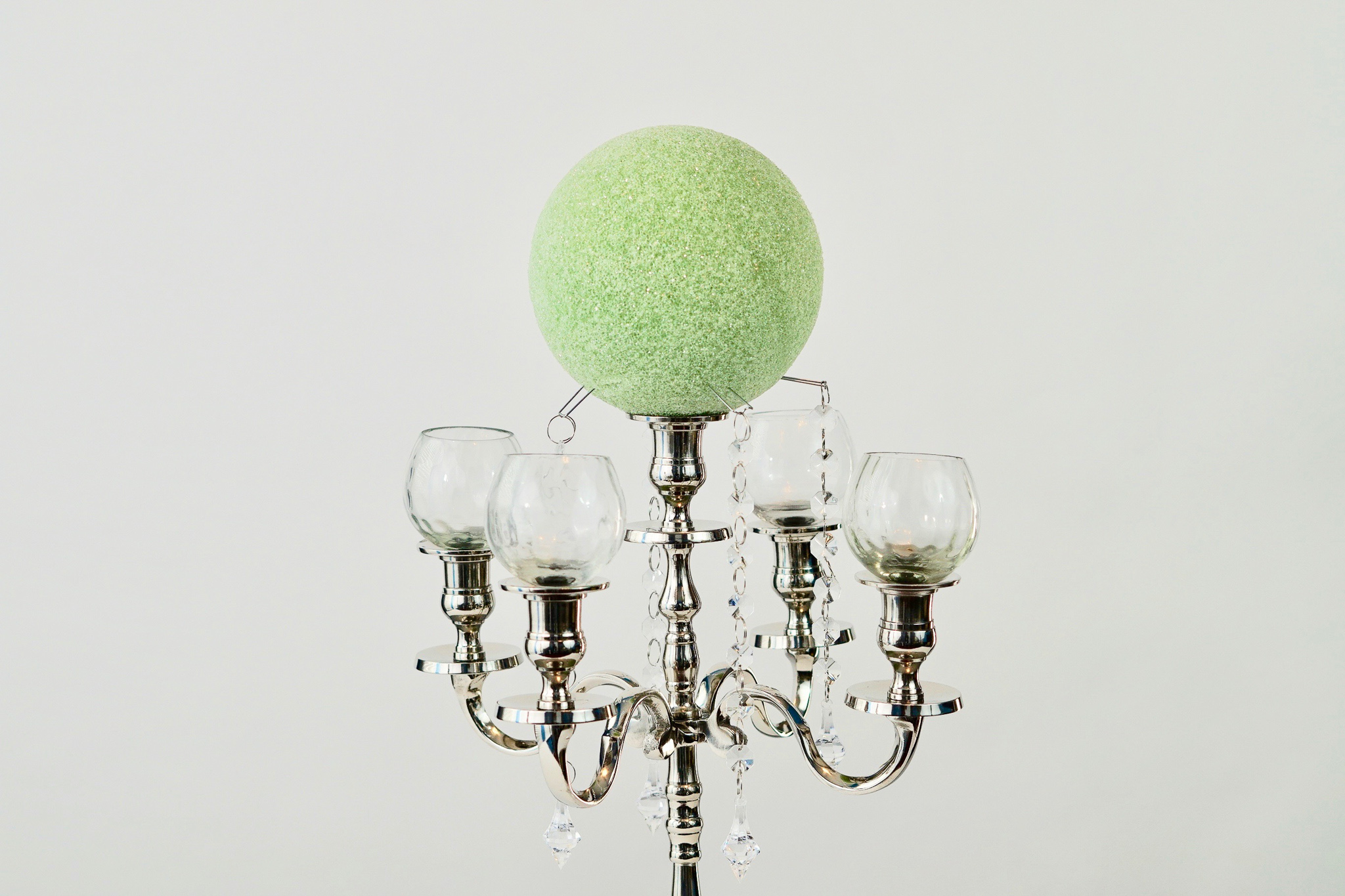 DIY Tall Princess Candelabra Wedding Centerpiece 