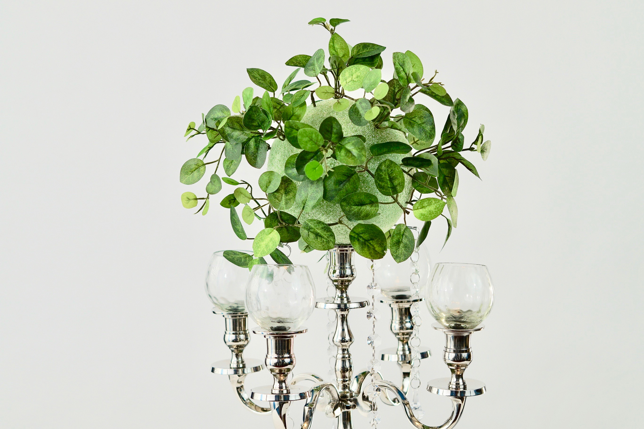 DIY Tall Princess Candelabra Wedding Centerpiece 