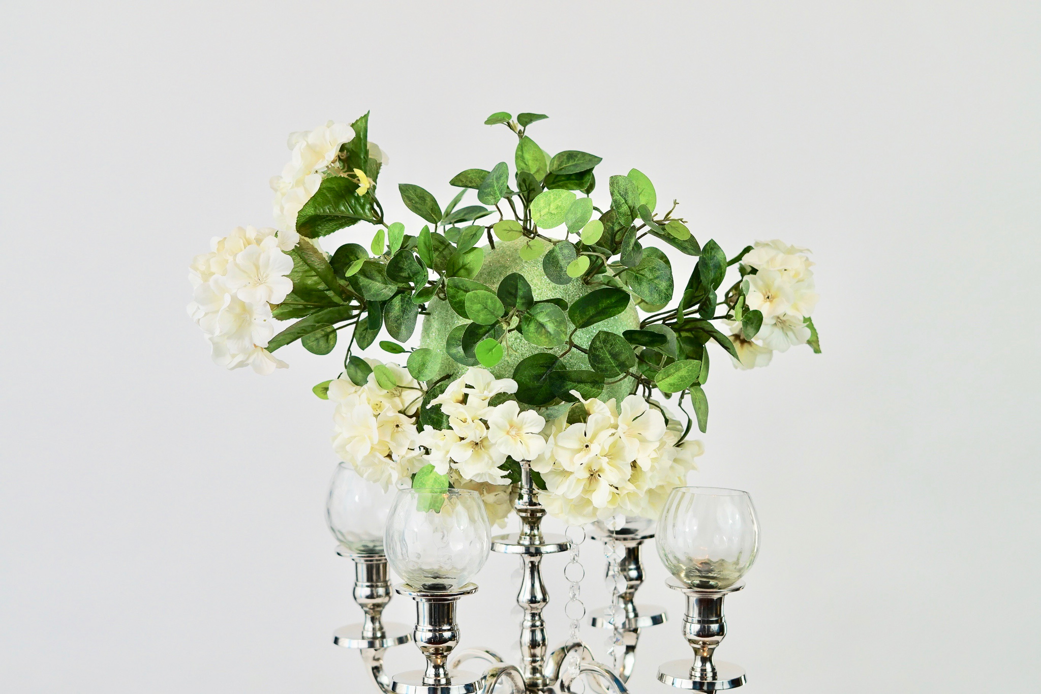 DIY Tall Princess Candelabra Wedding Centerpiece 