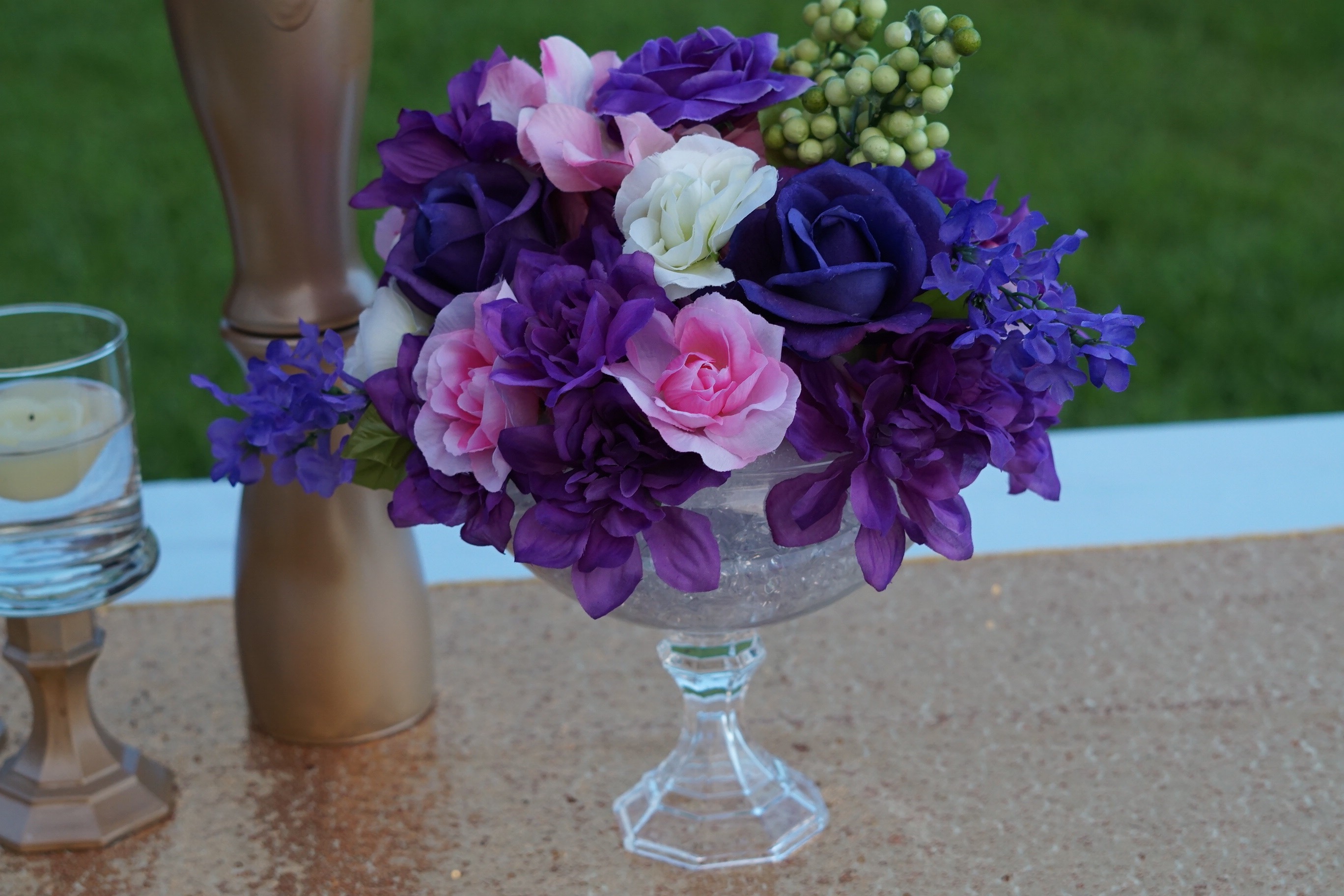 Dollar Tree Inspired Royal Elegant Centerpiece