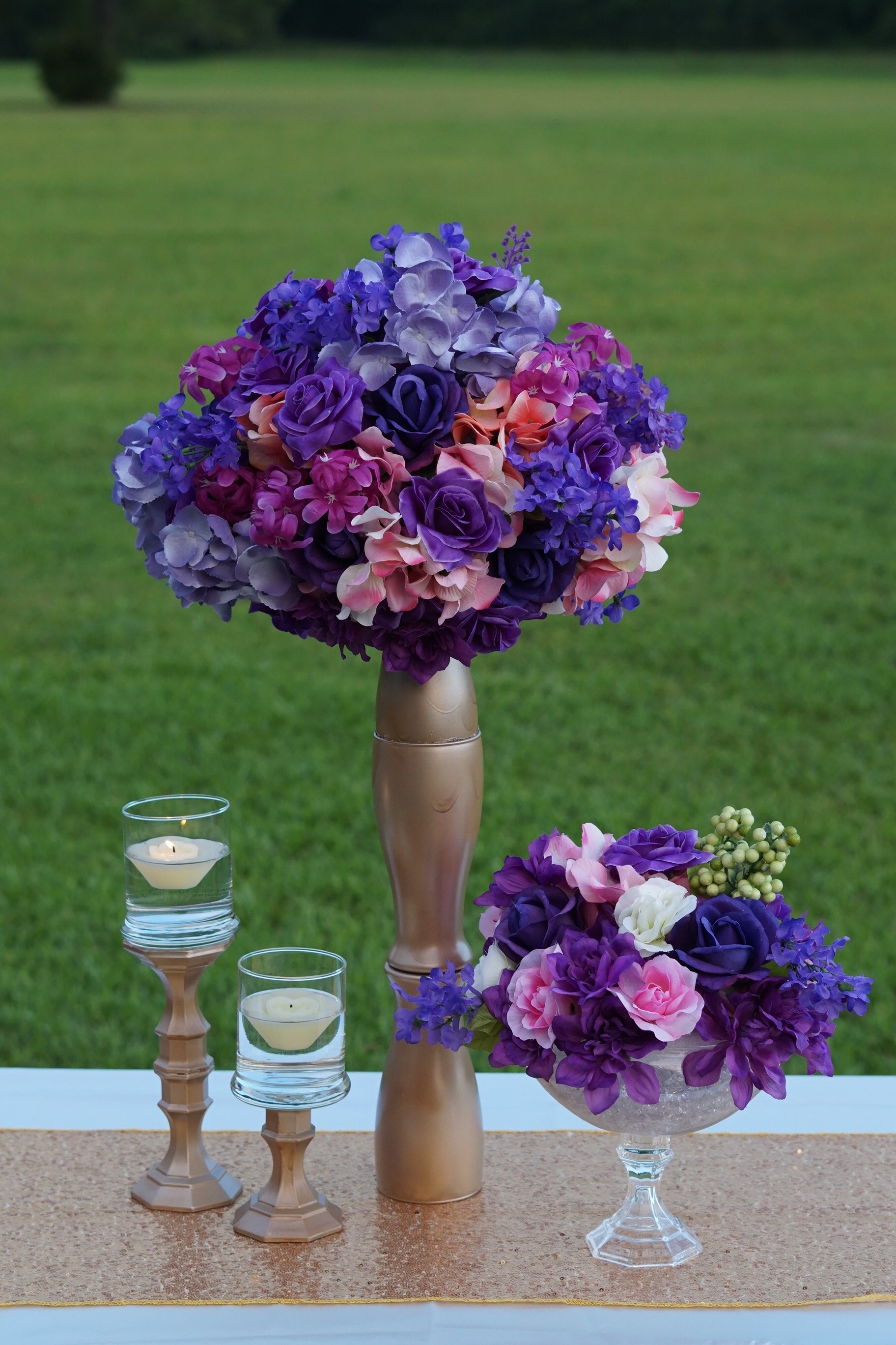 Dollar Tree Inspired Royal Elegant Centerpiece