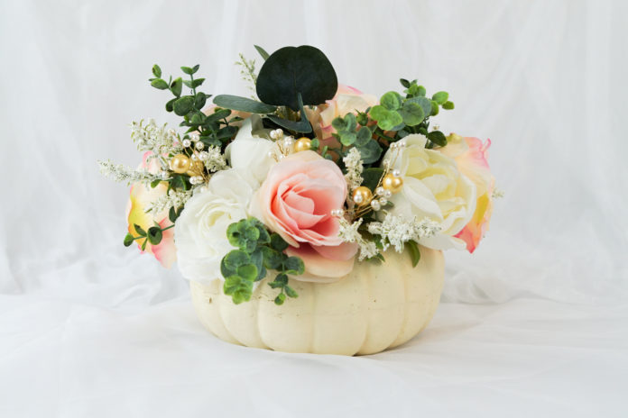 Pumpkin Fall Wedding Centerpiece