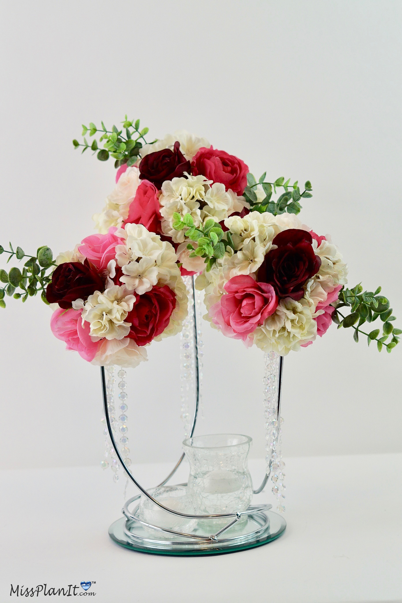 Elegant Chandelier Wedding Centerpiece