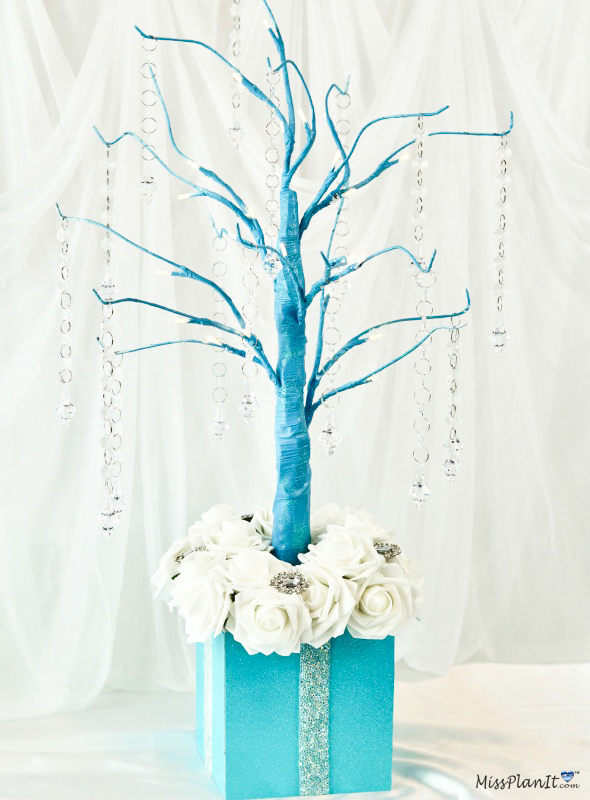 Tiffany Blue Wedding Centerpiece