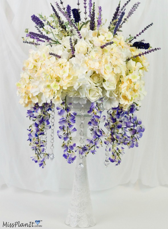 Lavender Wedding Centerpiece