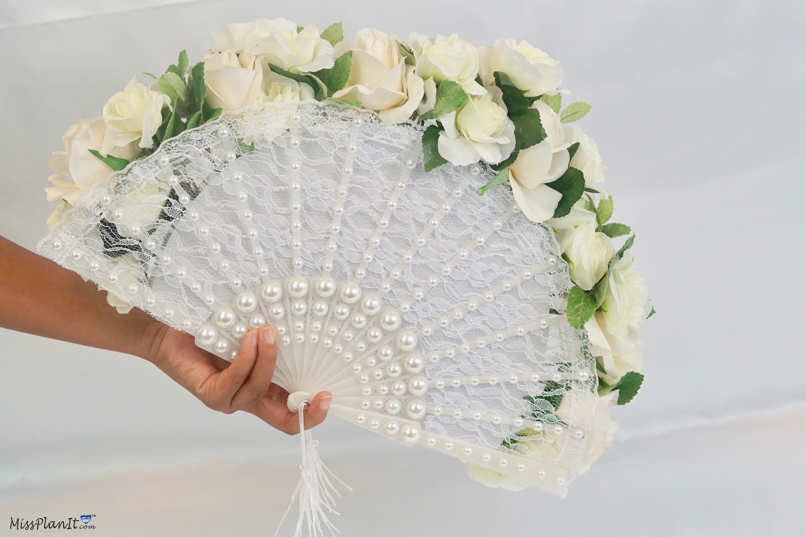 Dollar Tree Flowers Simply Splendid Southern Belle Diy Fan Wedding Bouquet