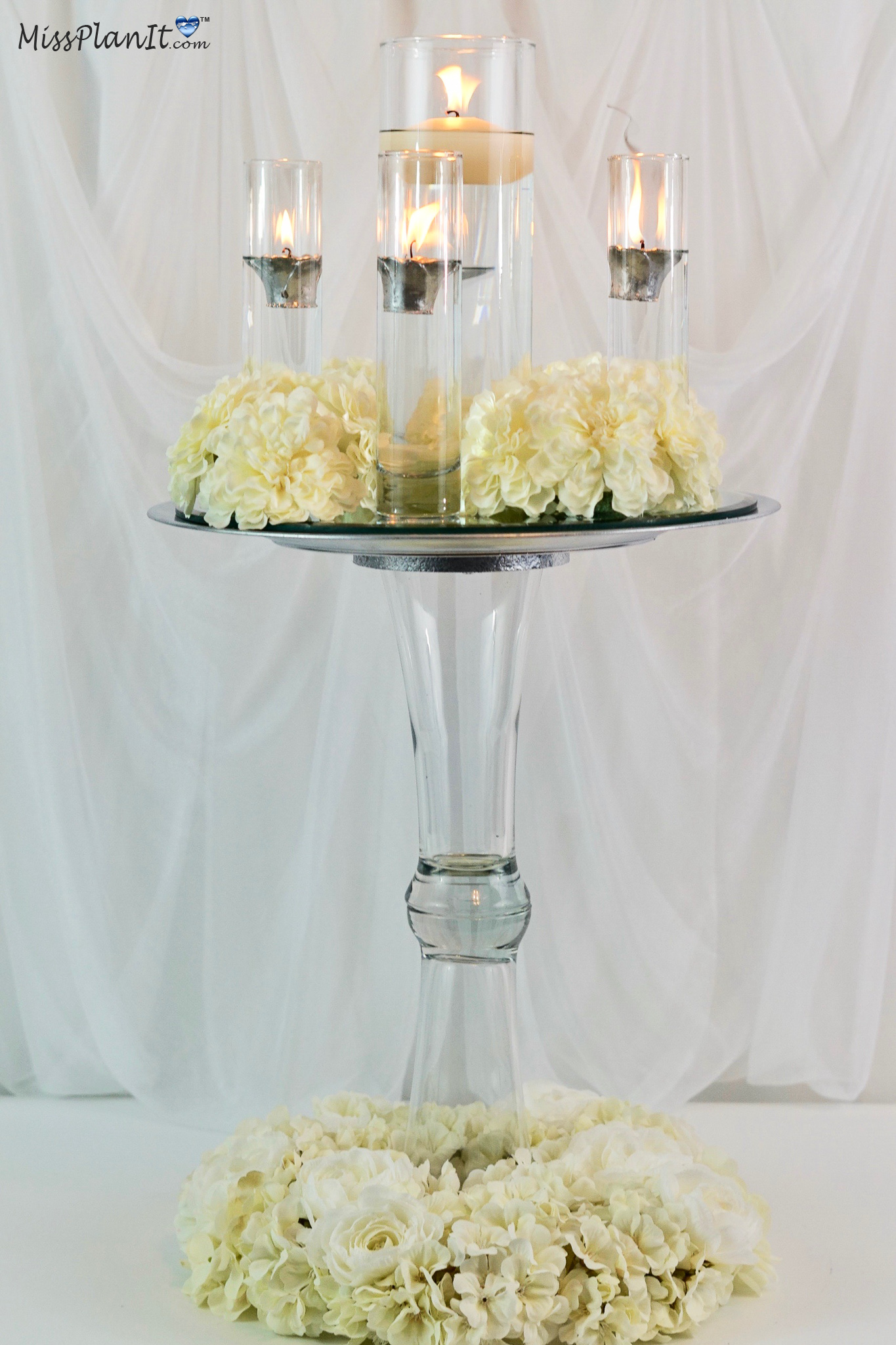 Floating Candles Wedding Centerpieces