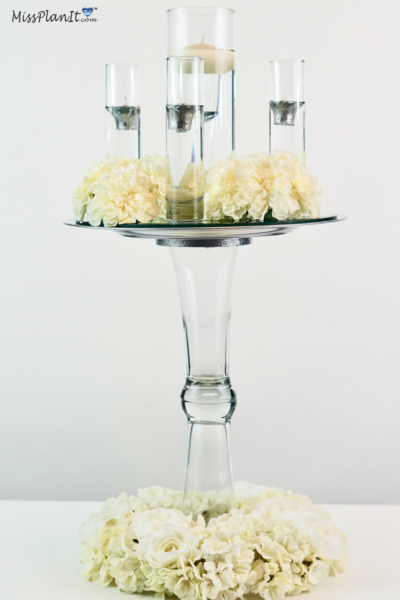 Floating Candles Wedding Centerpieces