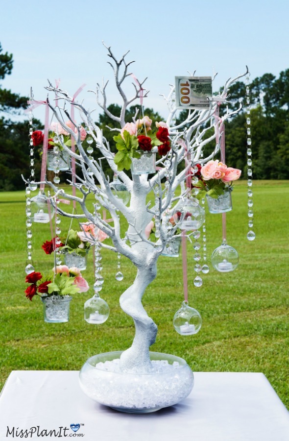 Glam Tree Wedding Centerpiece 8