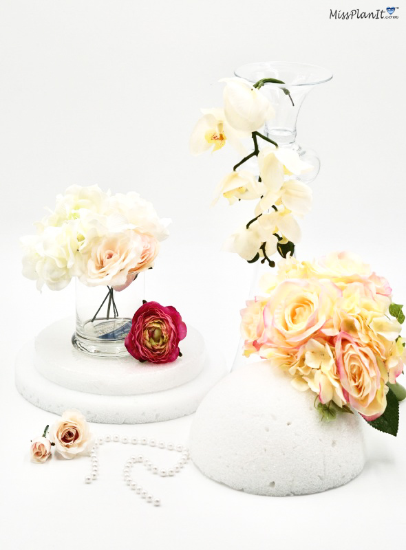 Pink Wedding Flowers Centerpiece