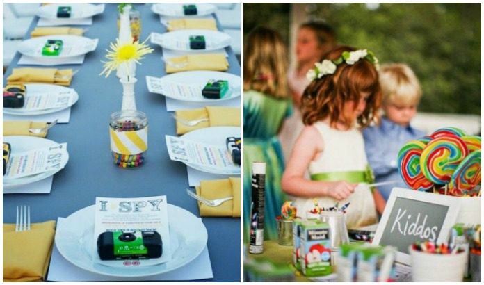 Kid's Wedding Table Ideas