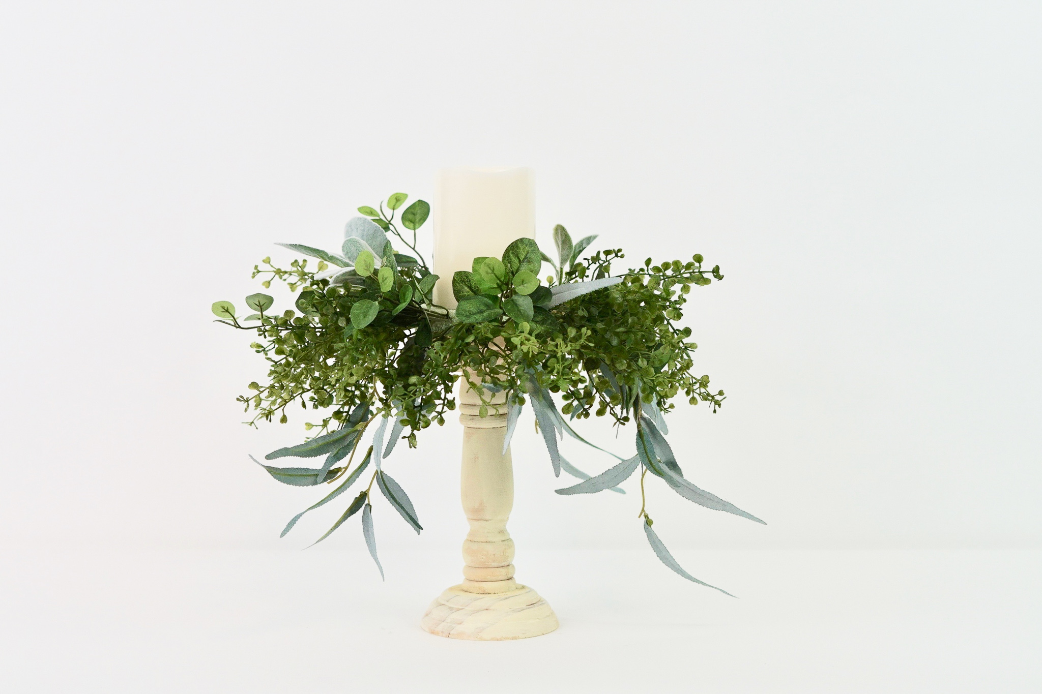 Rustic Candle Holders Wedding Centerpiece 