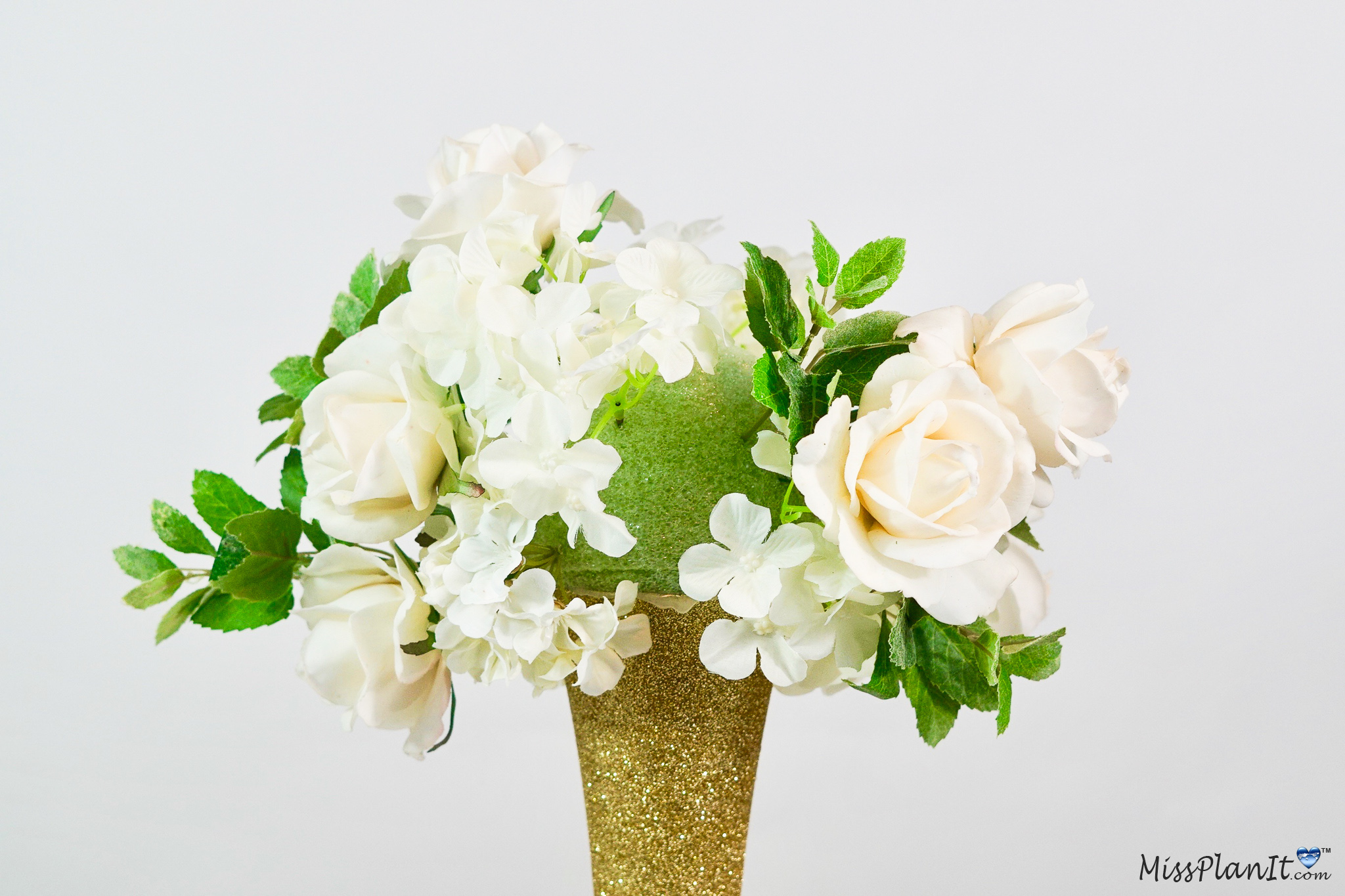 Rustic Glam Wedding Centerpiece