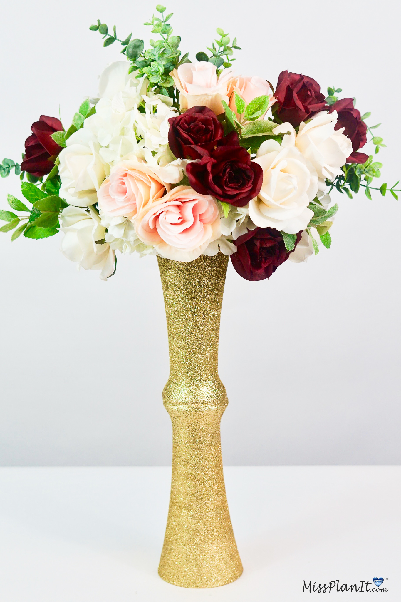 Rustic Glam Wedding Centerpiece