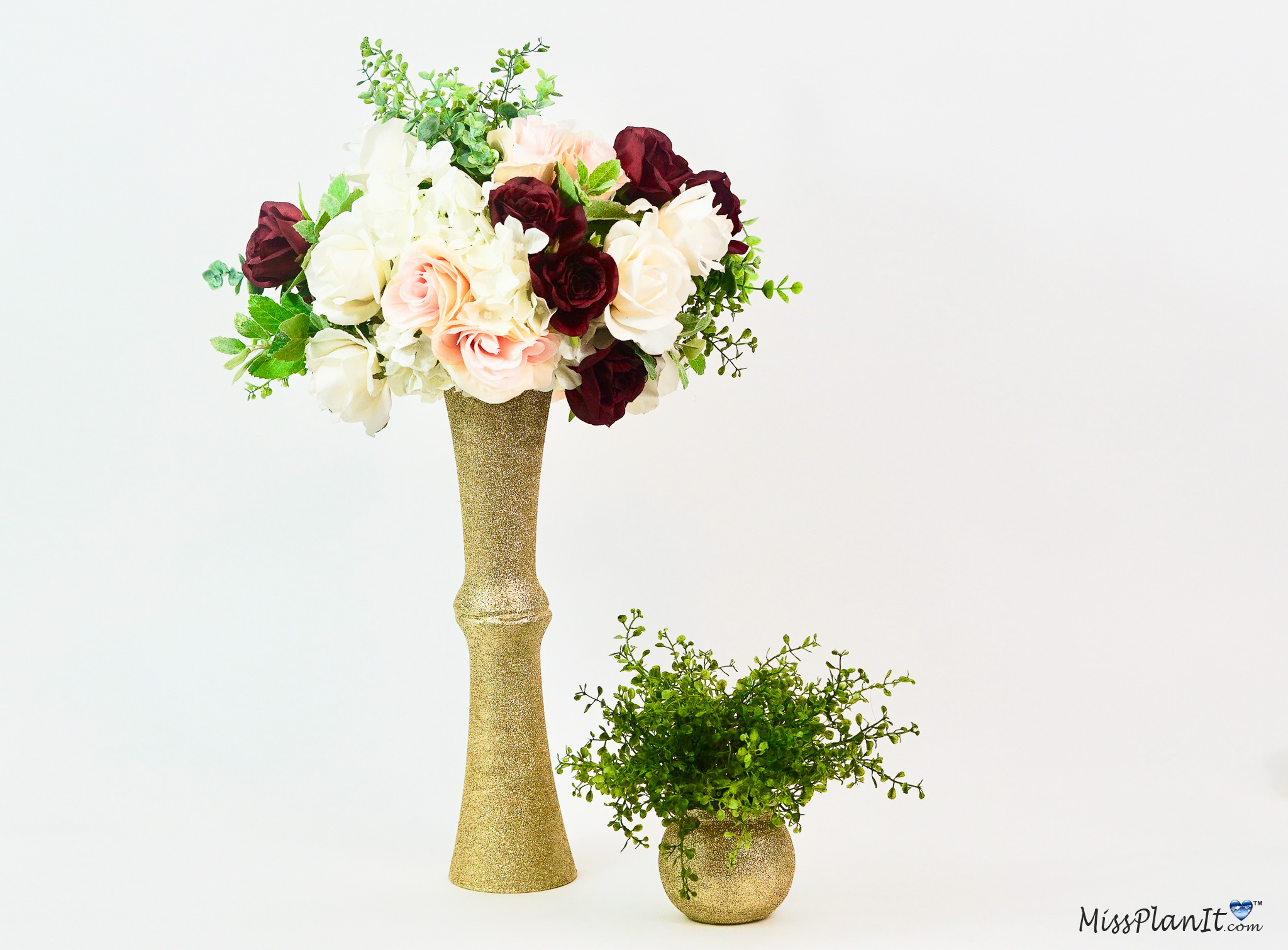 Rustic Glam Wedding Centerpiece