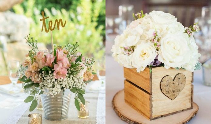 Rustic Wedding Centerpieces