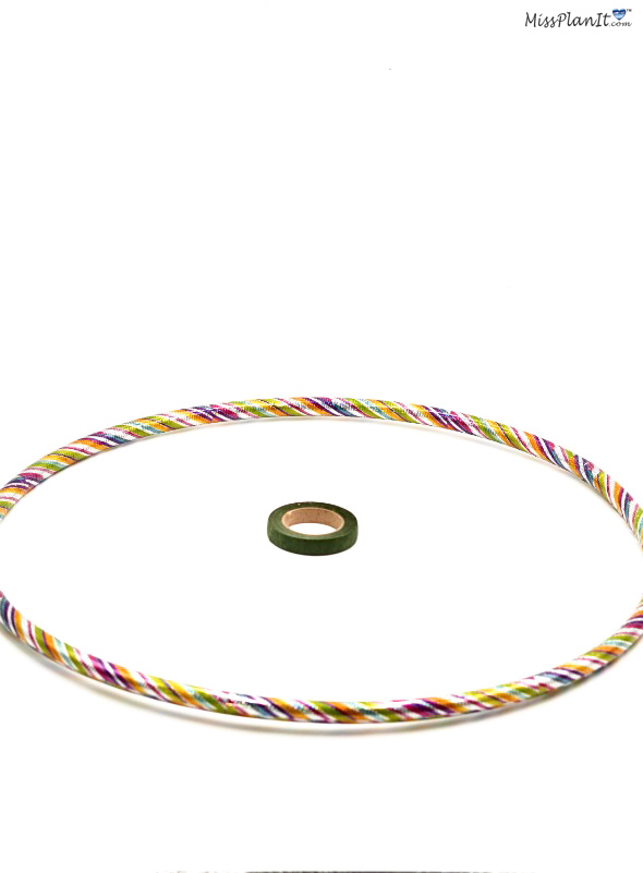 Hula Hoop Chandelier