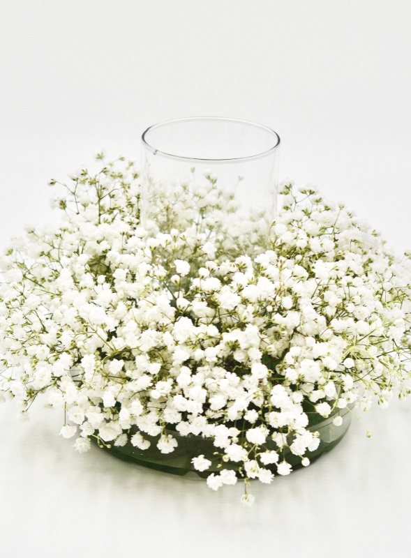 Baby's Breath Wedding Centerpiece