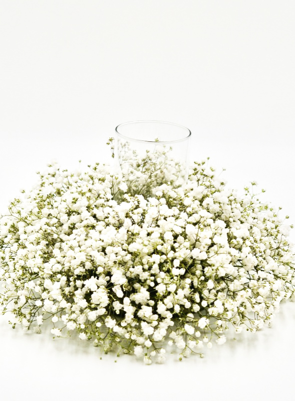 Baby's Breath Wedding Centerpiece