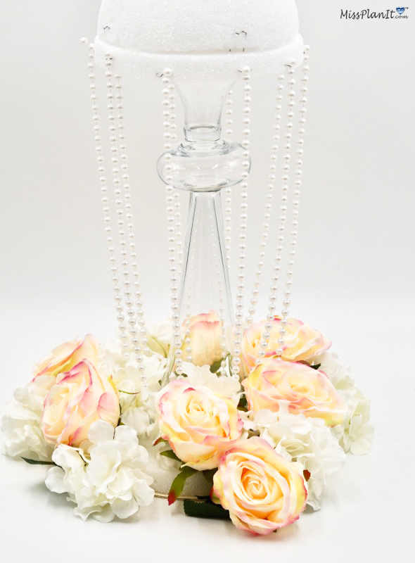 Pink Wedding Flowers Centerpiece