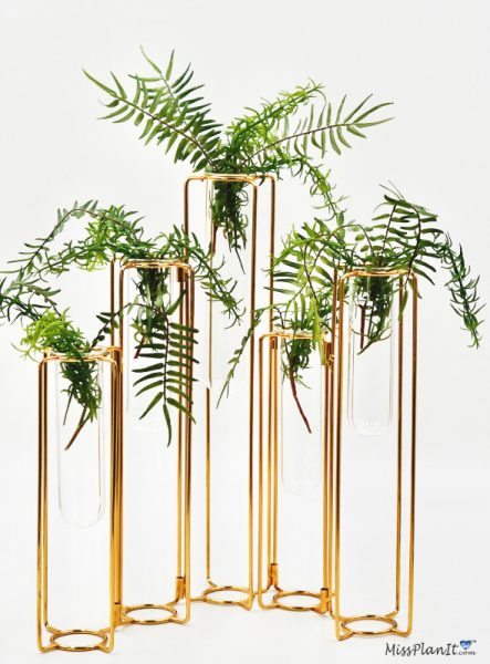 geometric wedding centerpieces