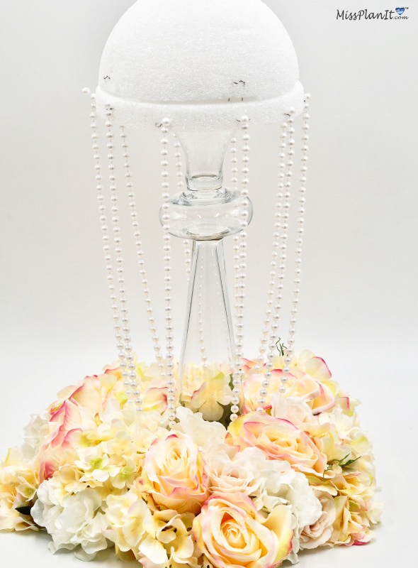 Pink Wedding Flowers Centerpiece