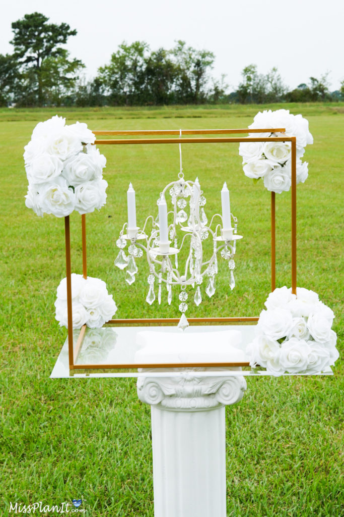 DIY Wedding Chandelier